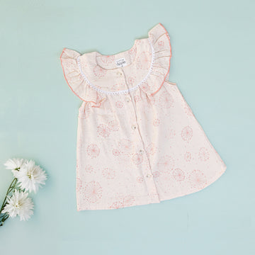 Dandelion Bloom Muslin Frock