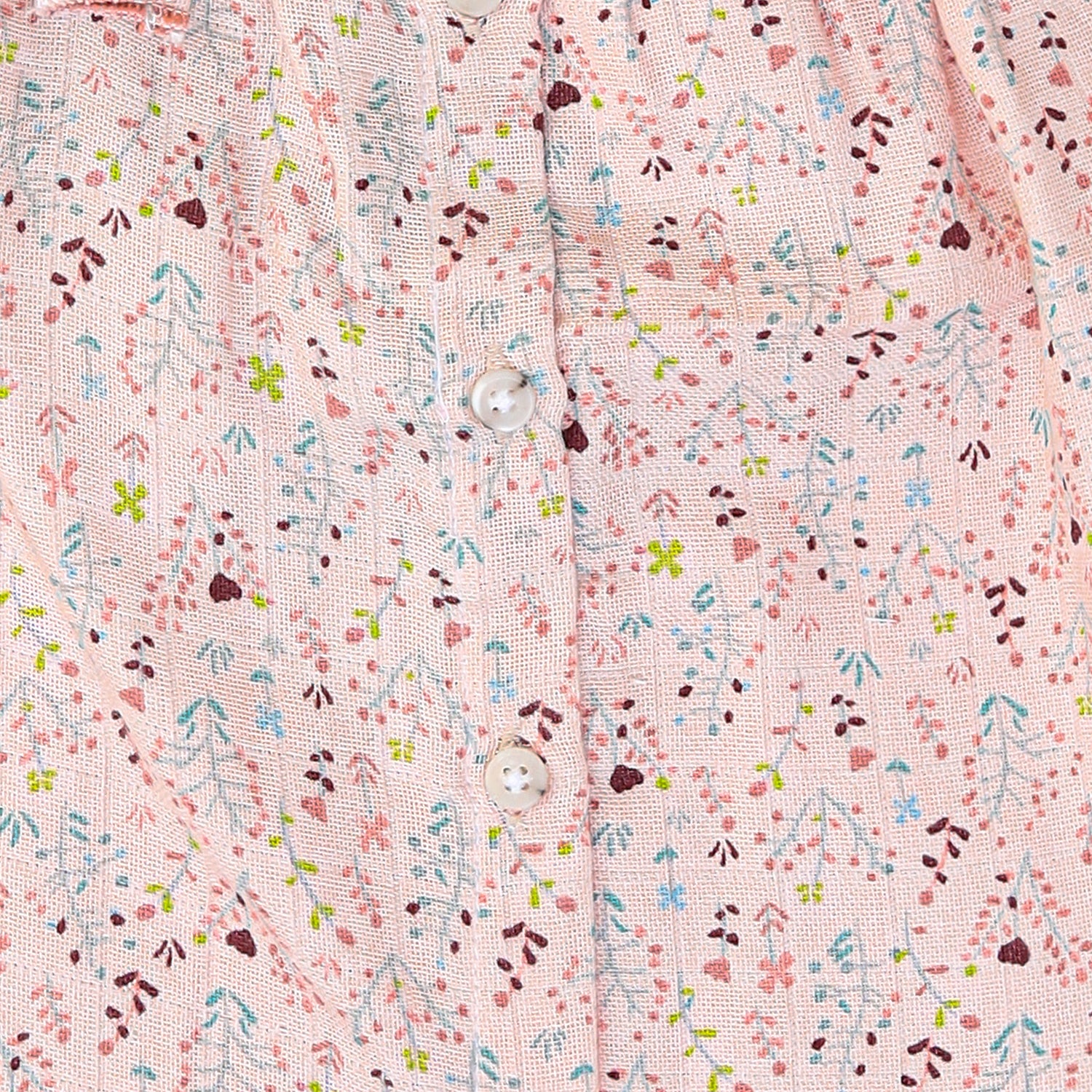 Blush Blossom Muslin Frock