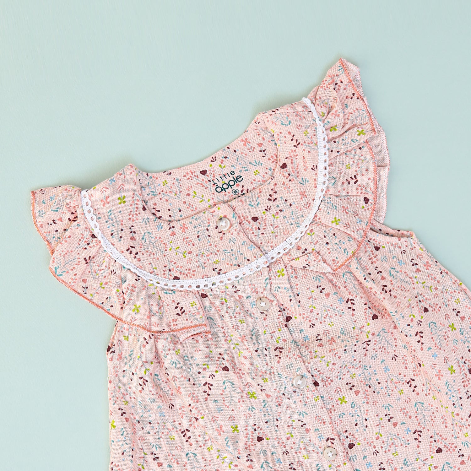 Blush Blossom Muslin Frock