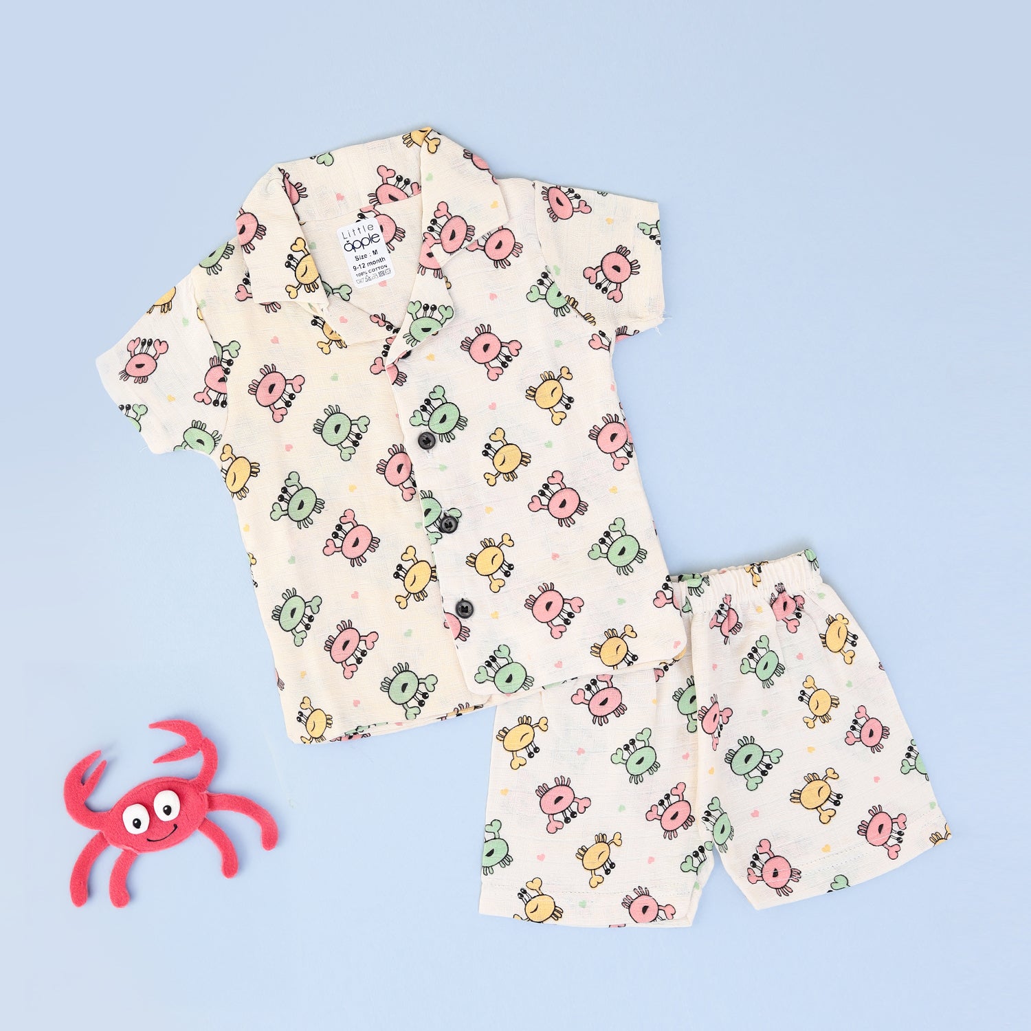 Seaside Crab Muslin Co-ords