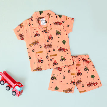 Farm Tractor Muslin Co-ords