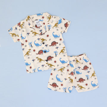 Dino Tales Muslin Co-ords