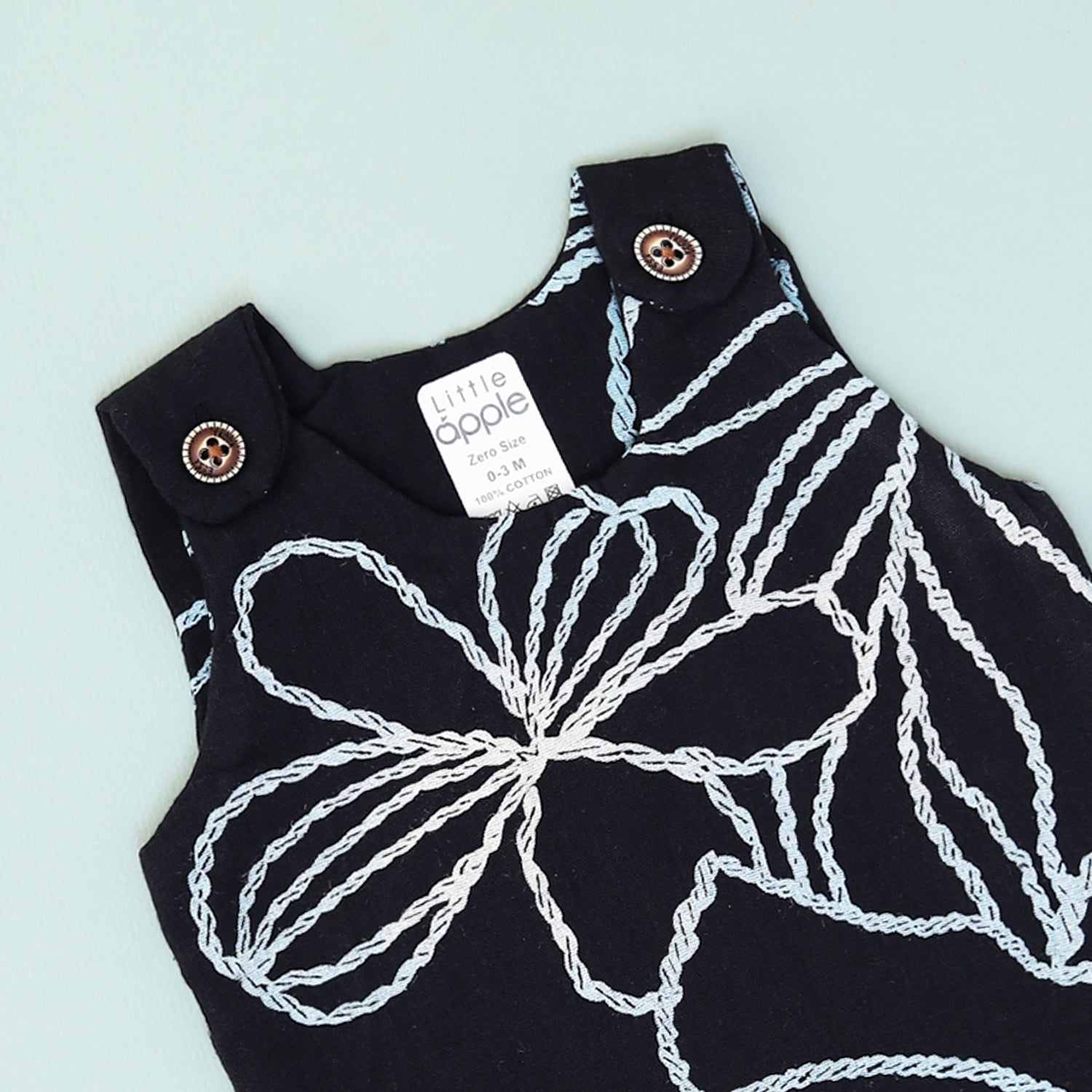 Midnight Bloom Shoulder Button Jabla