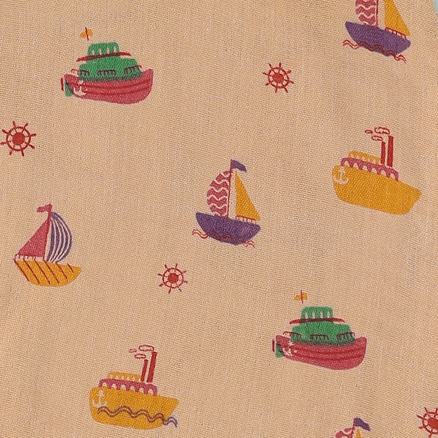 Tiny Boats Shoulder Button Jabla