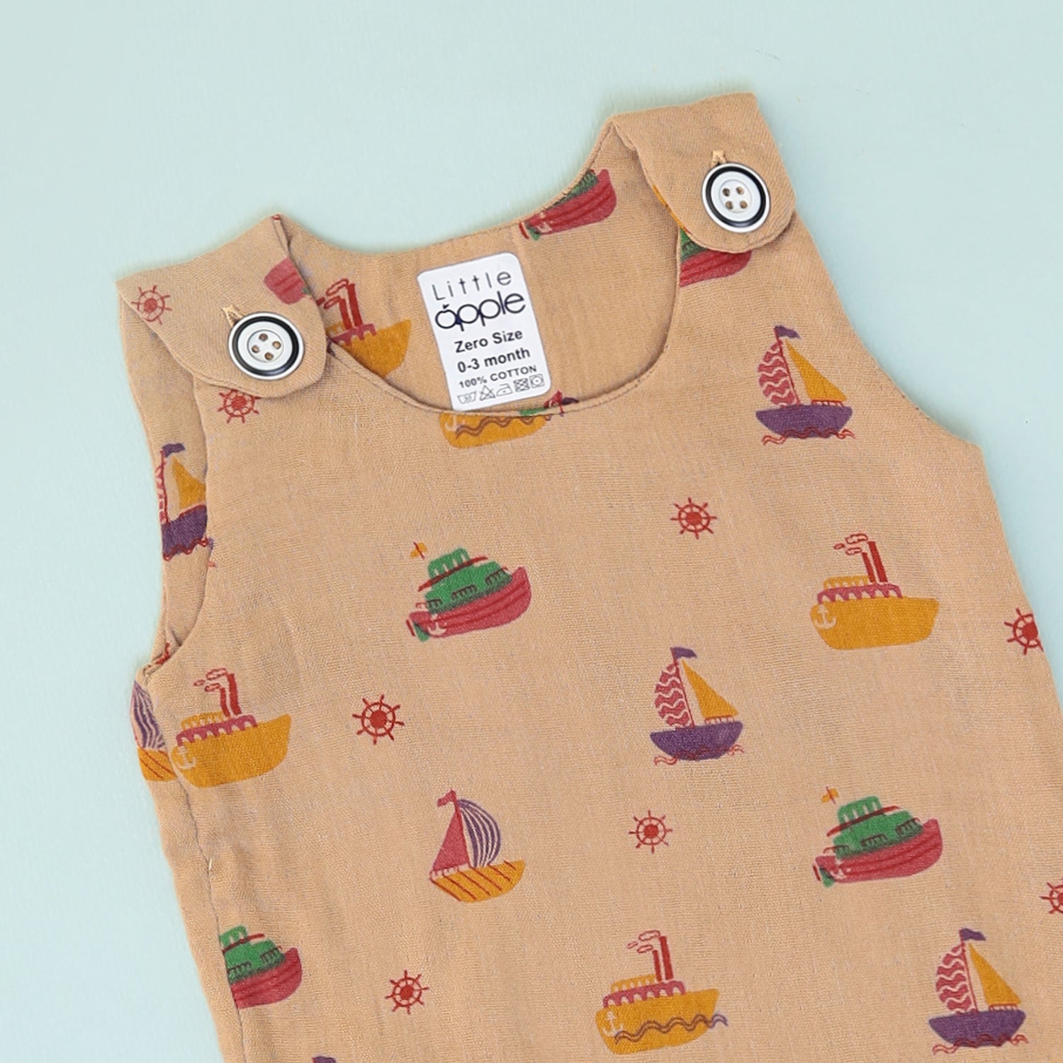 Tiny Boats Shoulder Button Jabla
