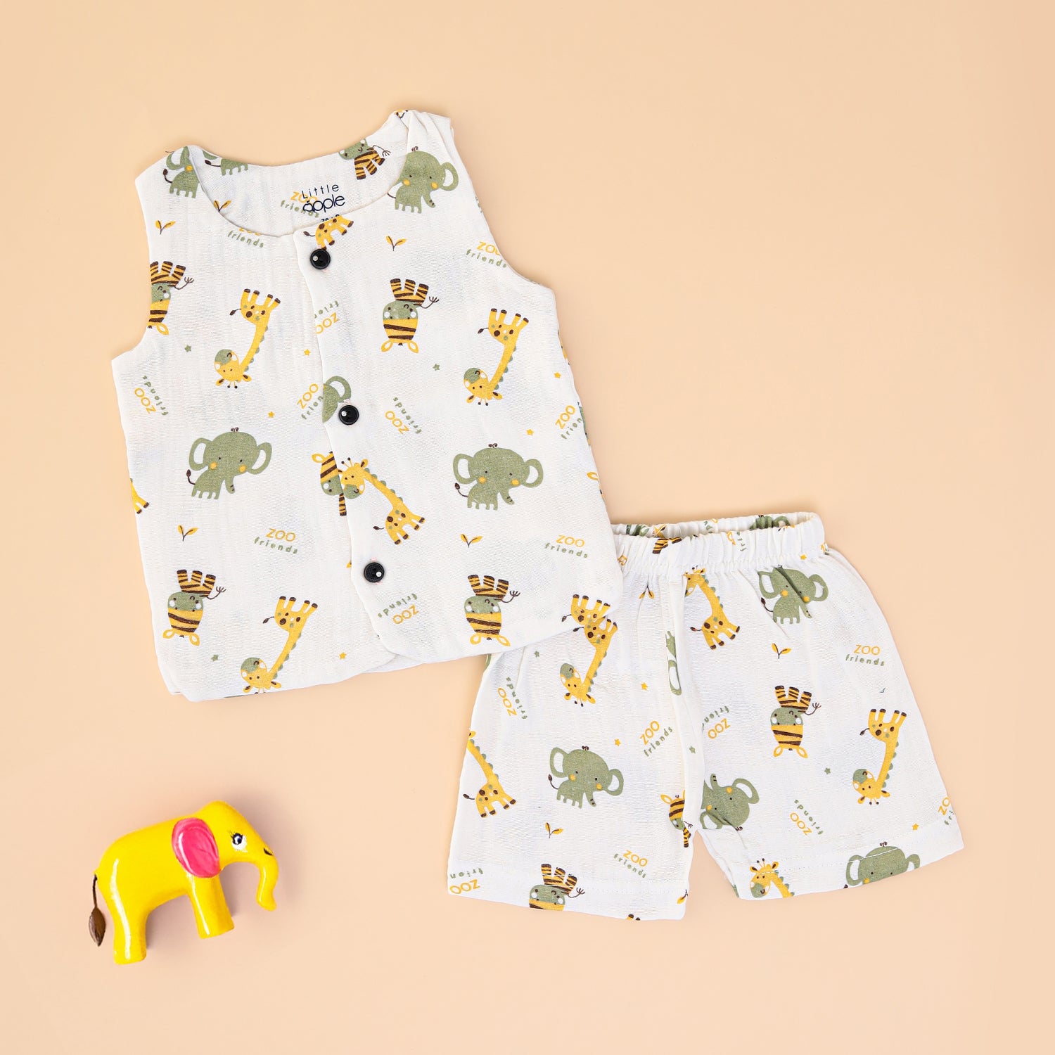 Zoo Friends Jabla & Shorts Set