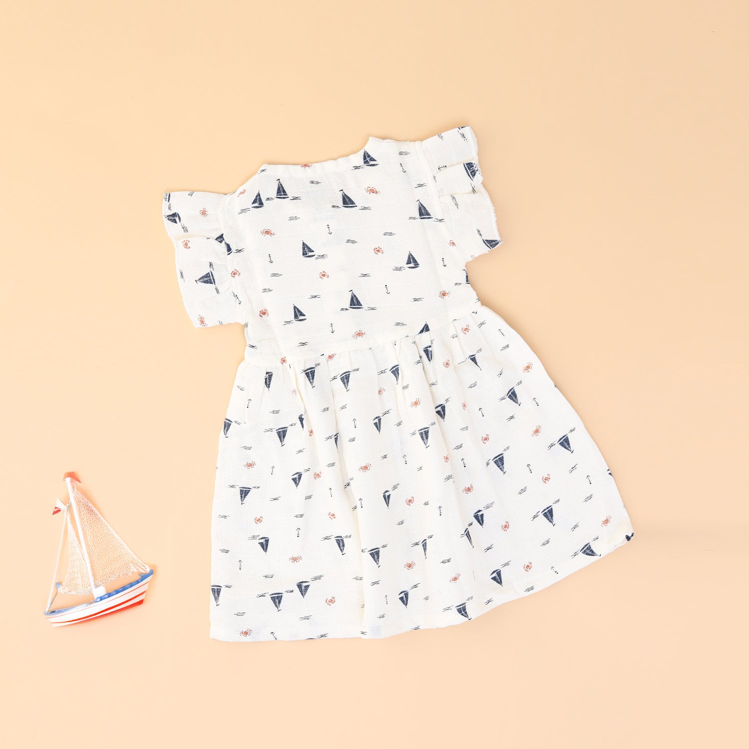 Little Sailor Muslin Frock