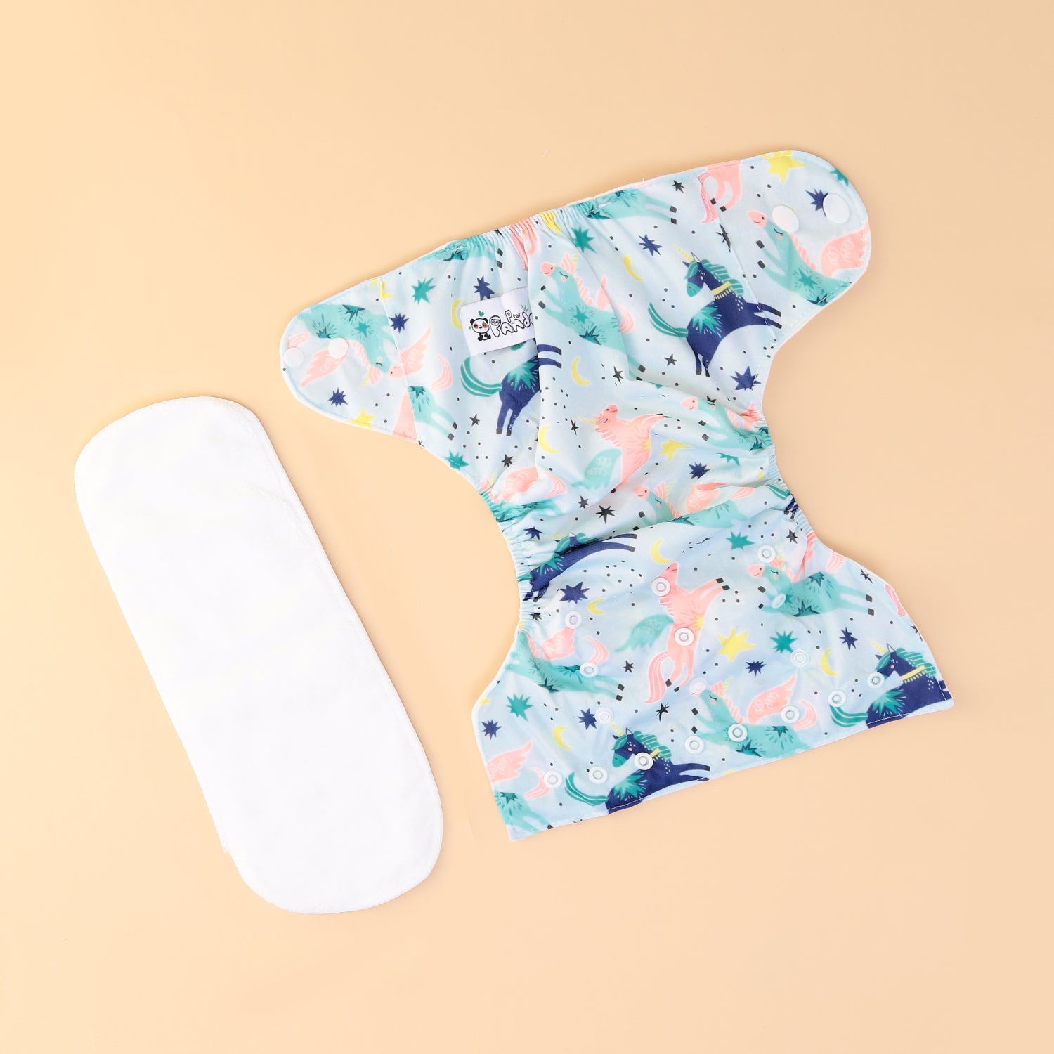 Starry Unicorn Cloth Diaper