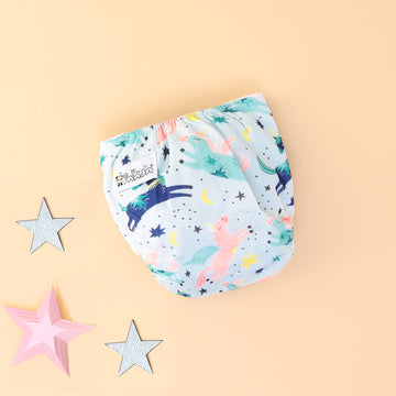 Starry Unicorn Cloth Diaper