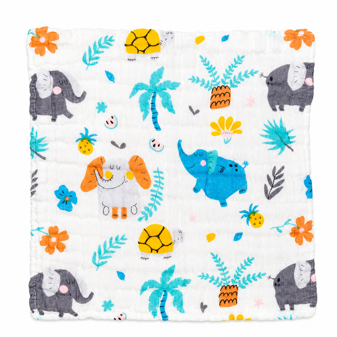 Muslin 6Layer Wash Cloth (Pack of 3)
