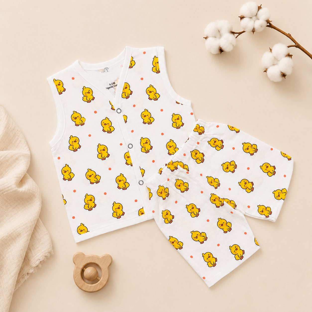 Cozy Ducks Jabla & Shorts set