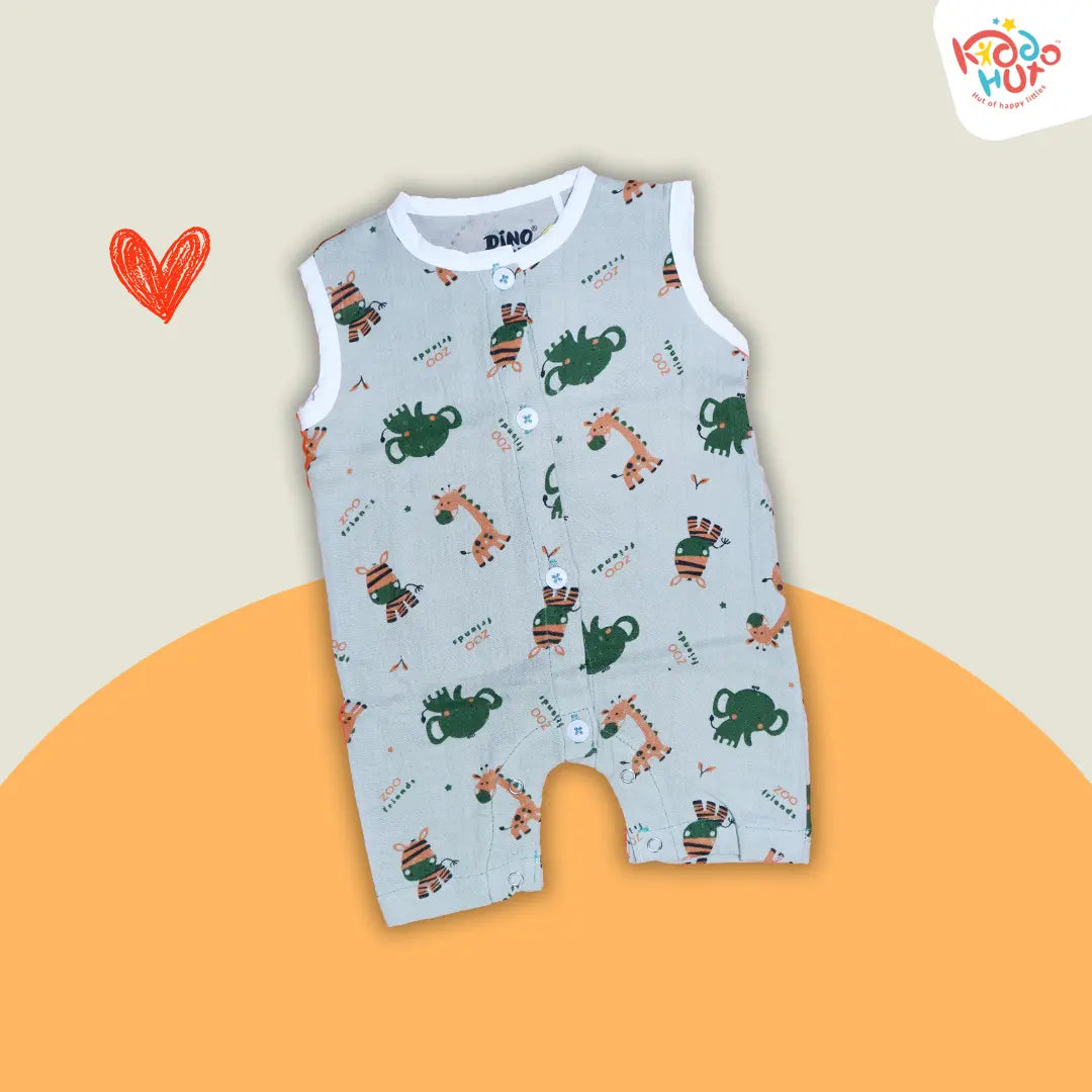 Jungle Joy Muslin Romper