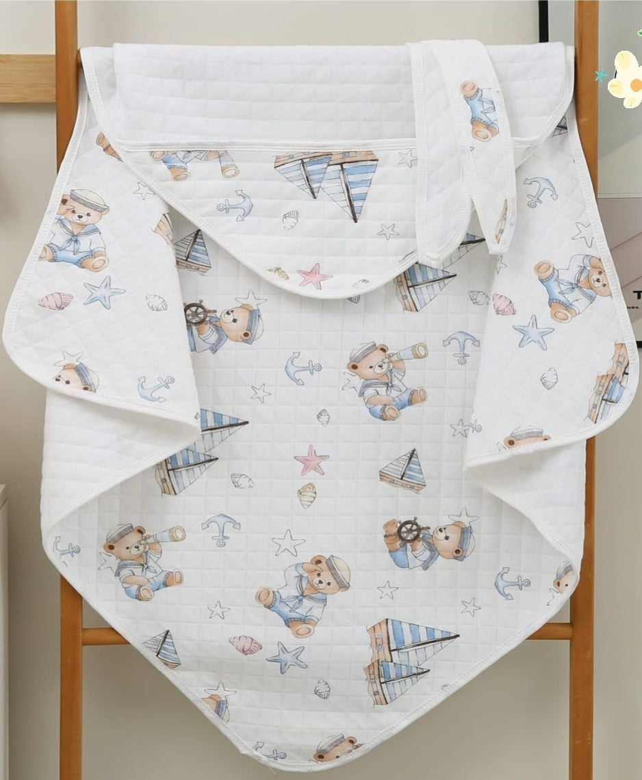 Sailor Teddy Hooded Wrapper