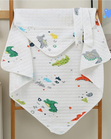 Dino World Hooded Wrapper