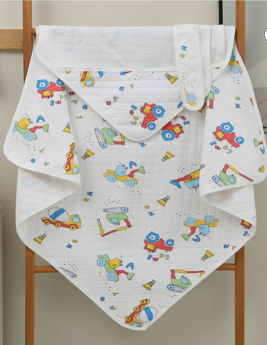 Little Machines Hooded Wrapper