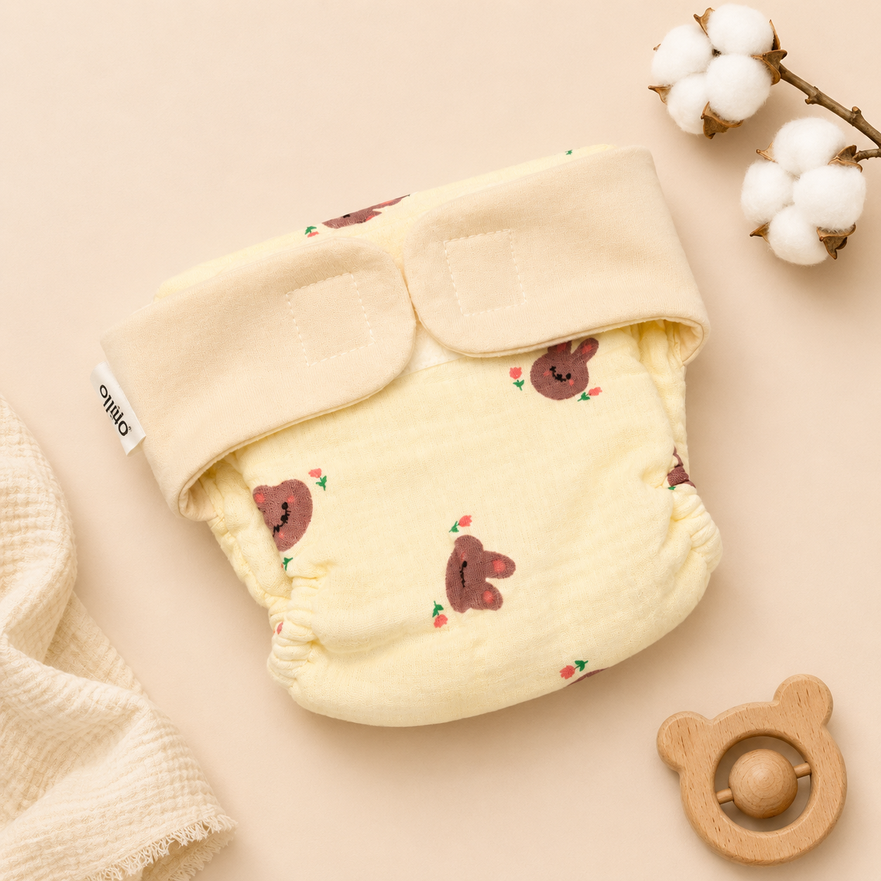 Muslin Diaper(Pack of 3)