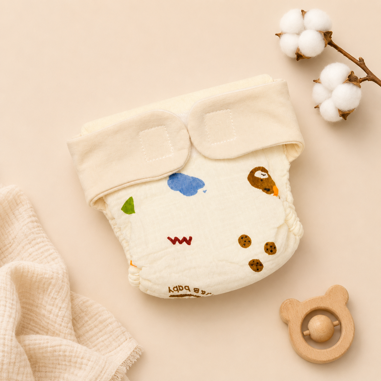 Muslin Diaper(Pack of 3)