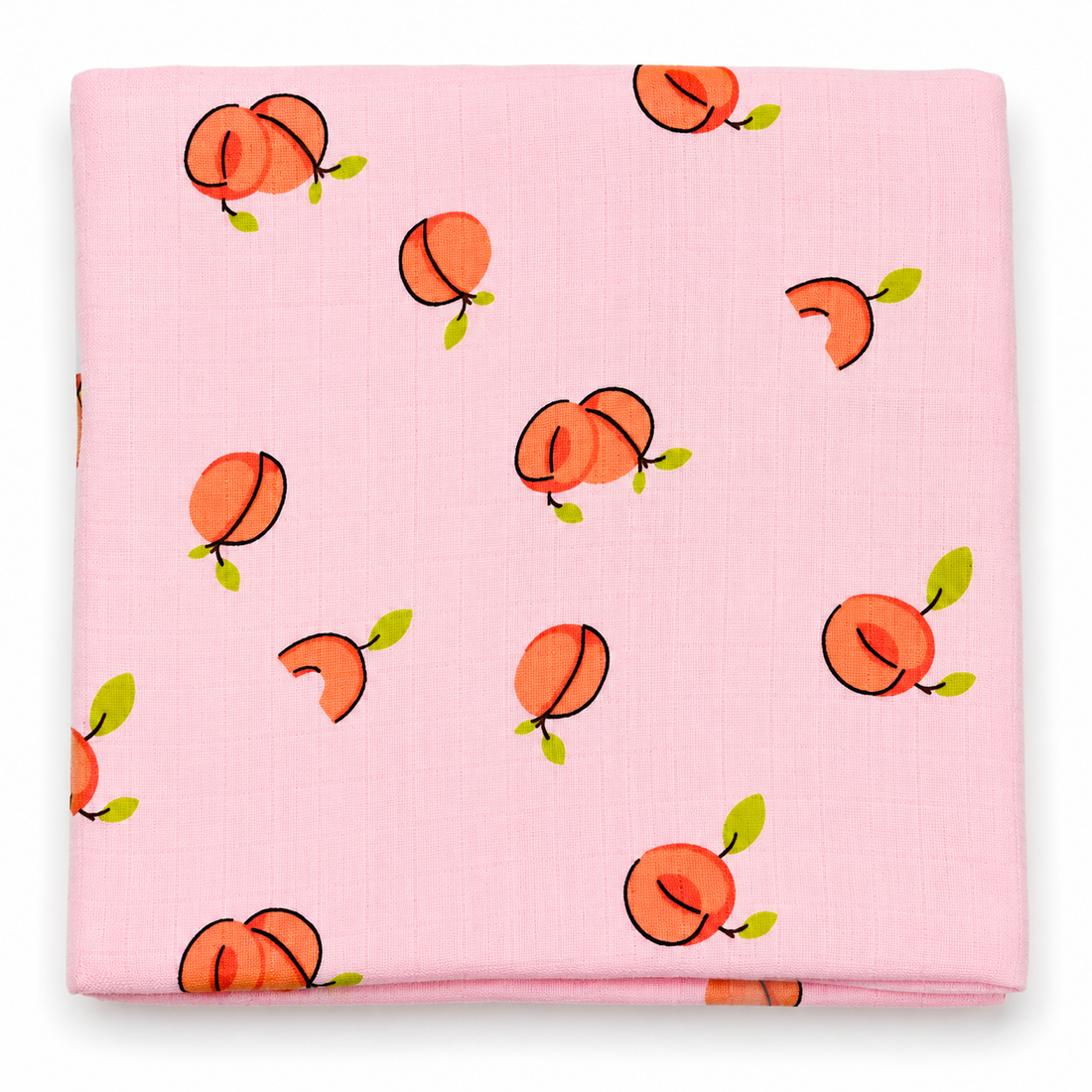 Peach Blossom Muslin Swaddle