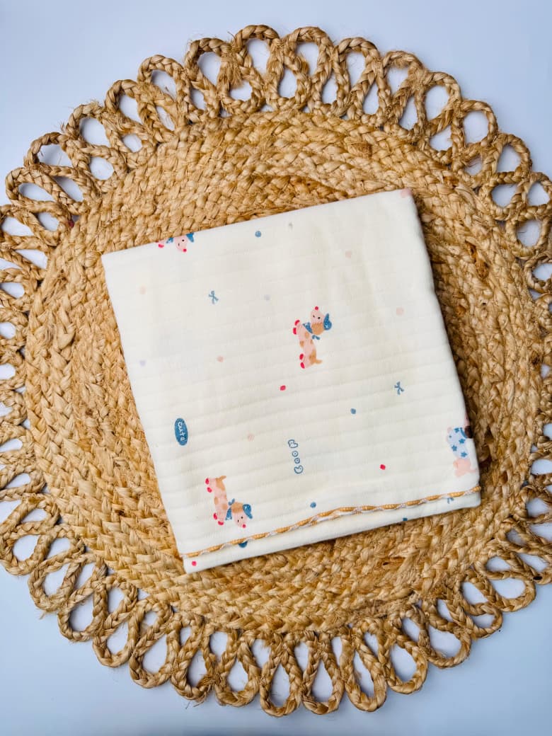 Tiny Paw Dreams 2 Layer Blanket