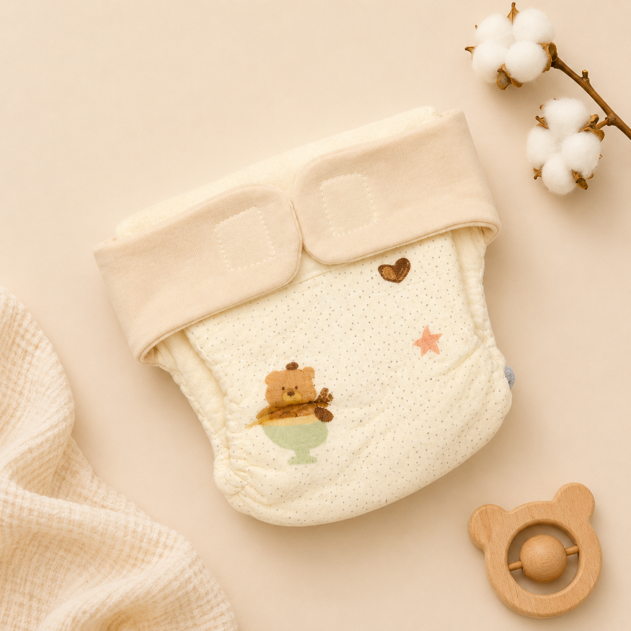 Muslin Diaper(Pack of 3)