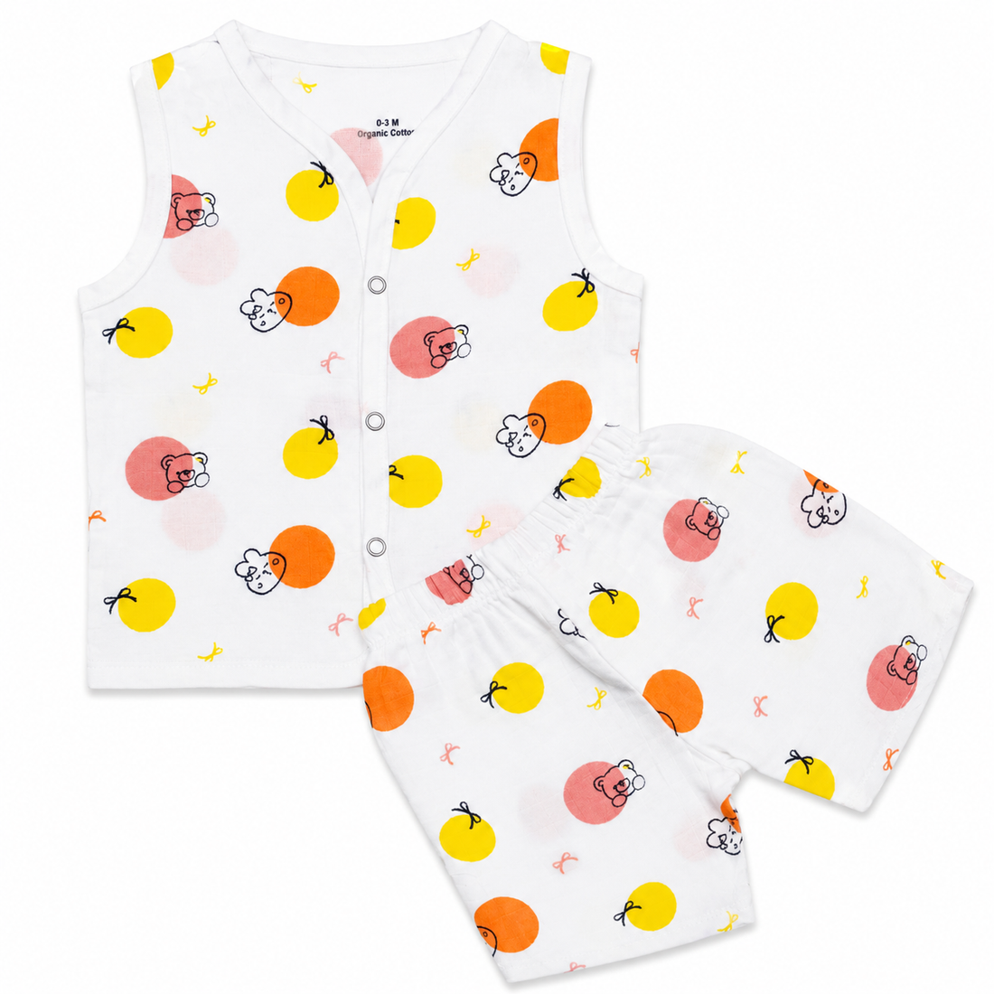 Snuggle Bear Jabla & Shorts set