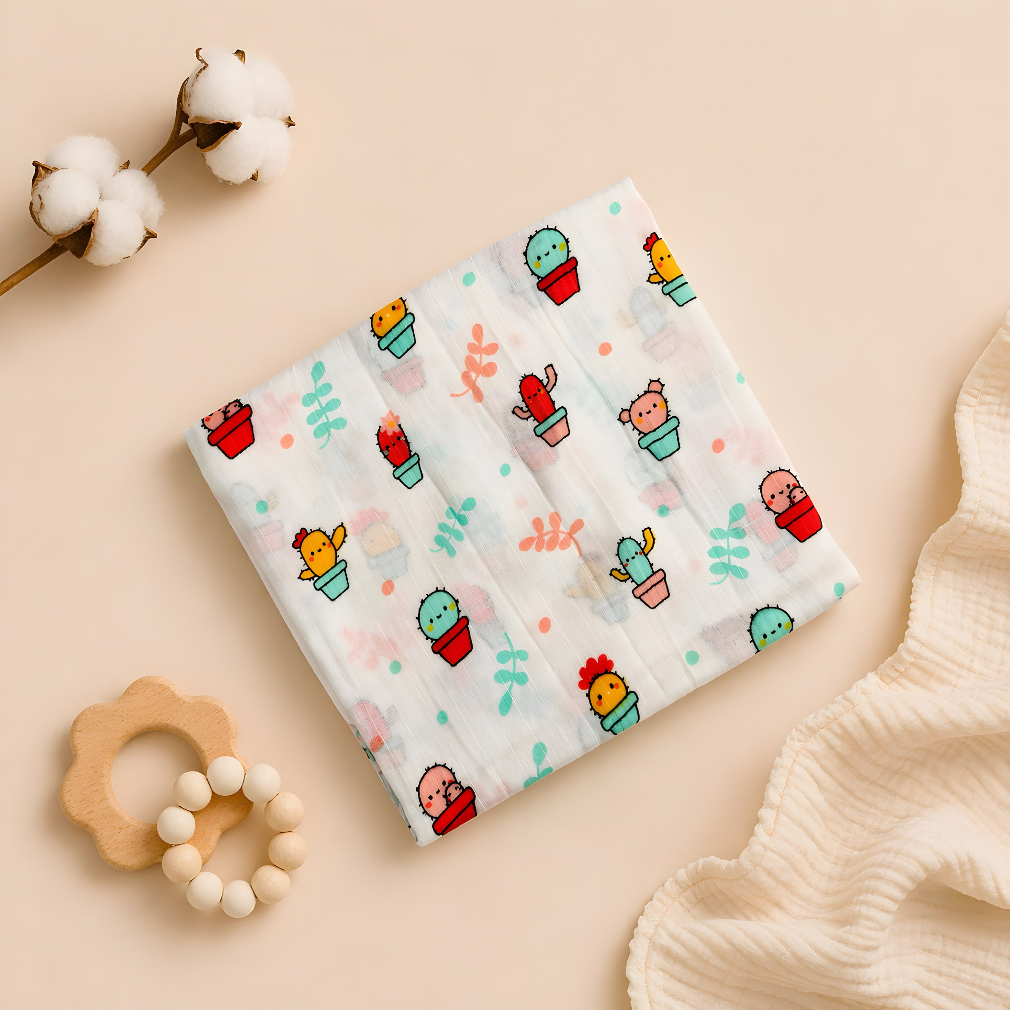 Desert Cactus Bath Towel