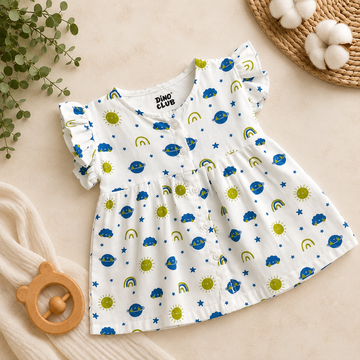 Starry Sunshine FO Frill Frock