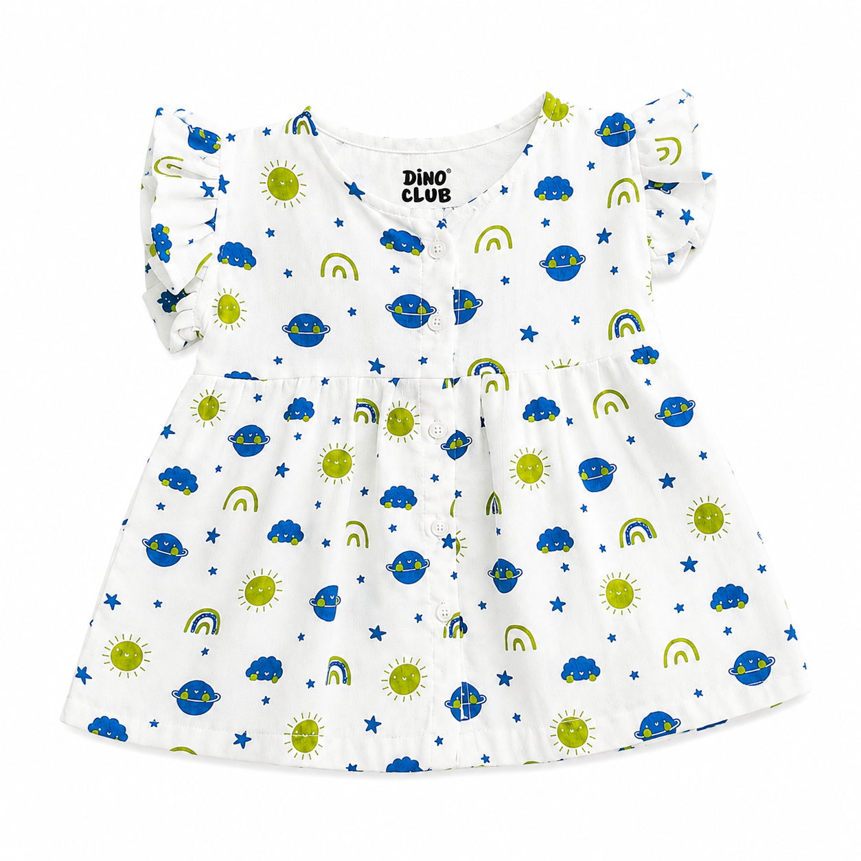Starry Sunshine FO Frill Frock