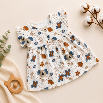 Koala Blooms FO Frill Frock