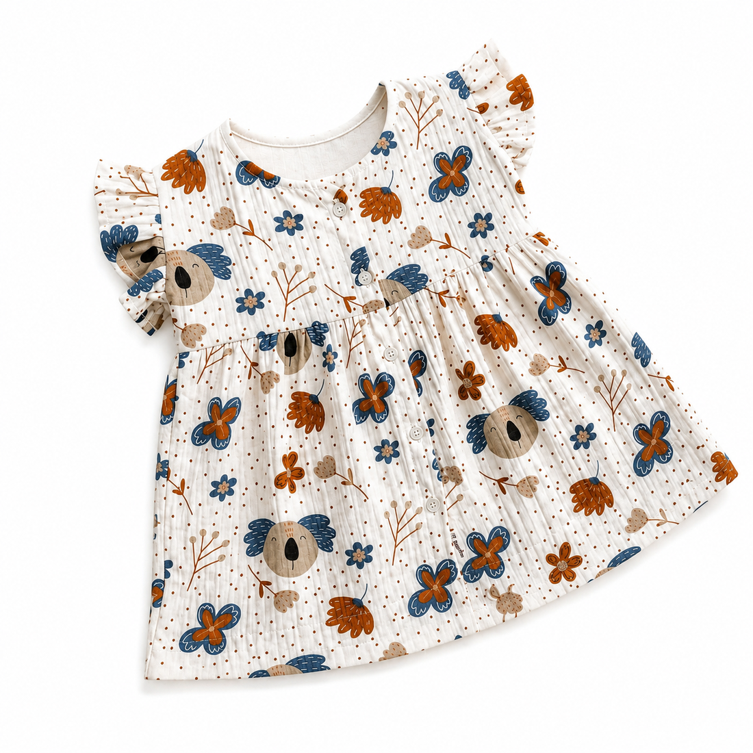 Koala Blooms FO Frill Frock