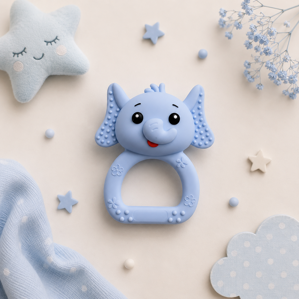 Silicon Rattle Teether