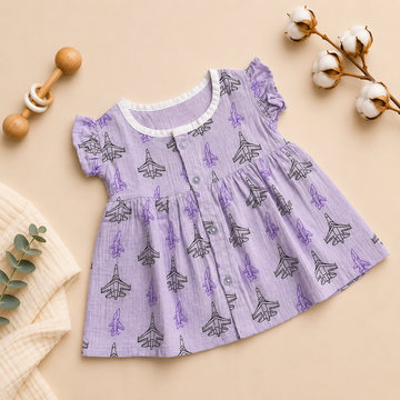 Jet Lavender FO Frill Frock