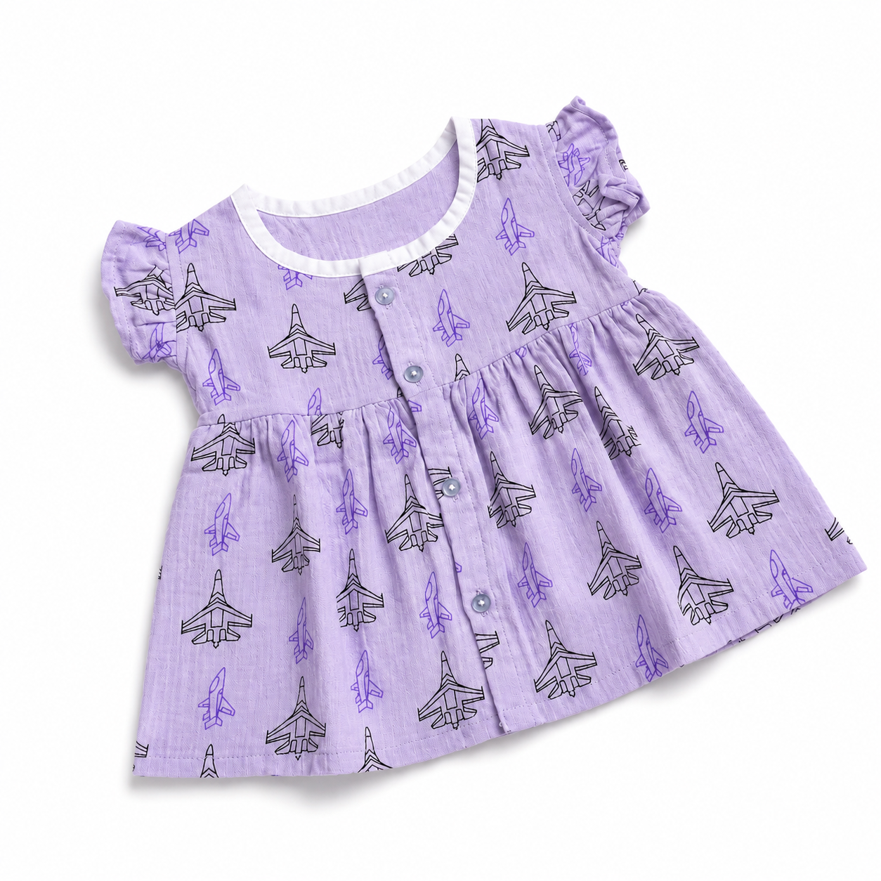 Jet Lavender FO Frill Frock