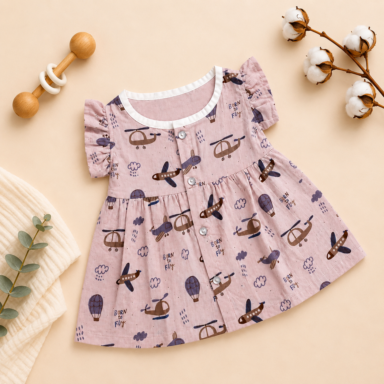 Little Aviator FO Frill Frock