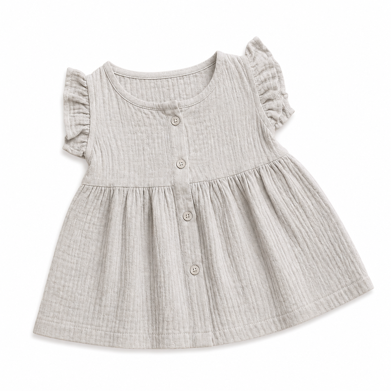 Mist Grey FO Frill Frock
