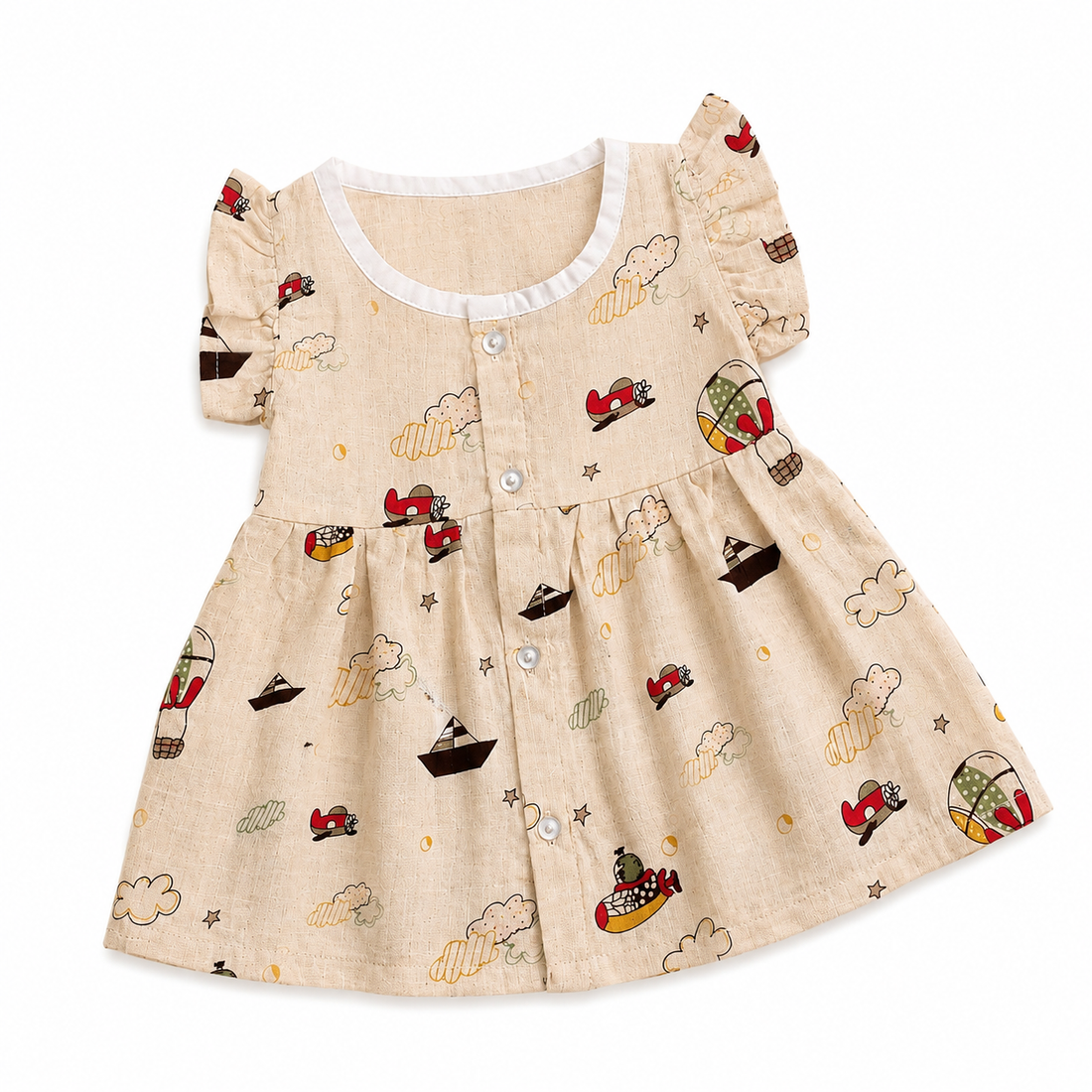 Sky Travel FO Frill Frock
