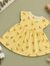Ducky Muslin Cap Sleeve BB Frock