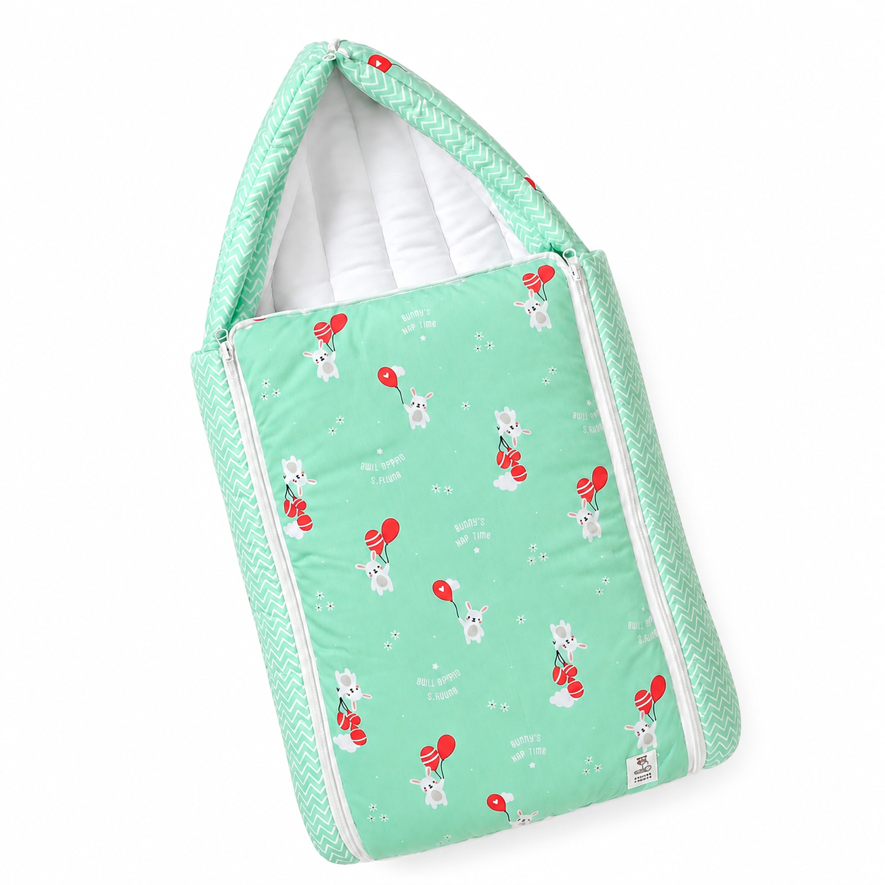 Muslin Carry Bed-Green