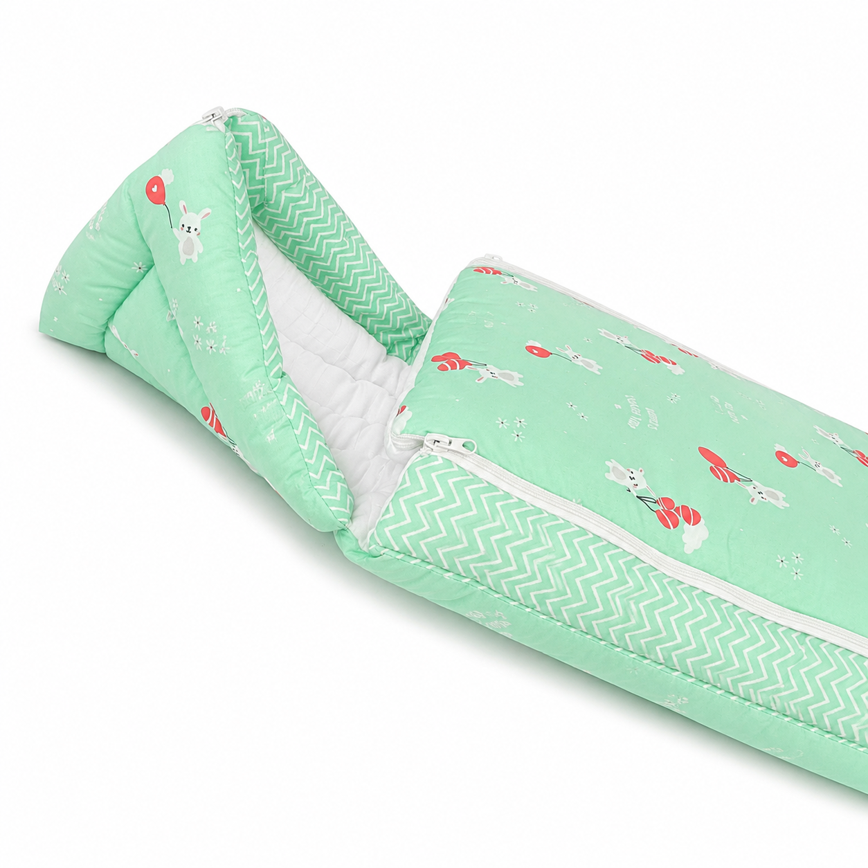 Muslin Carry Bed-Green