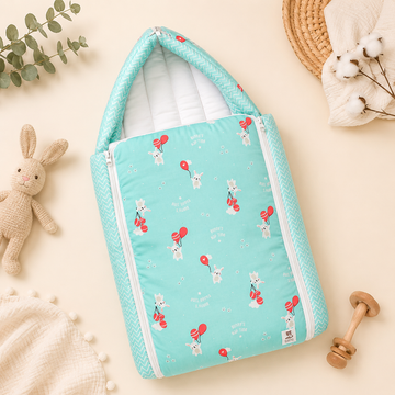 Muslin Carry Bed-Blue