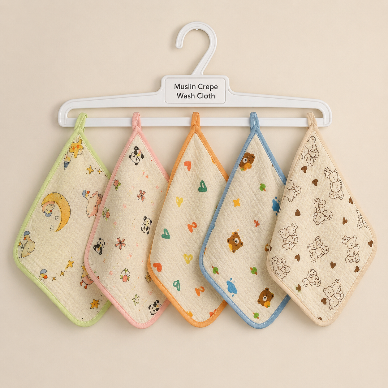 Muslin 4Layer Wash Cloth