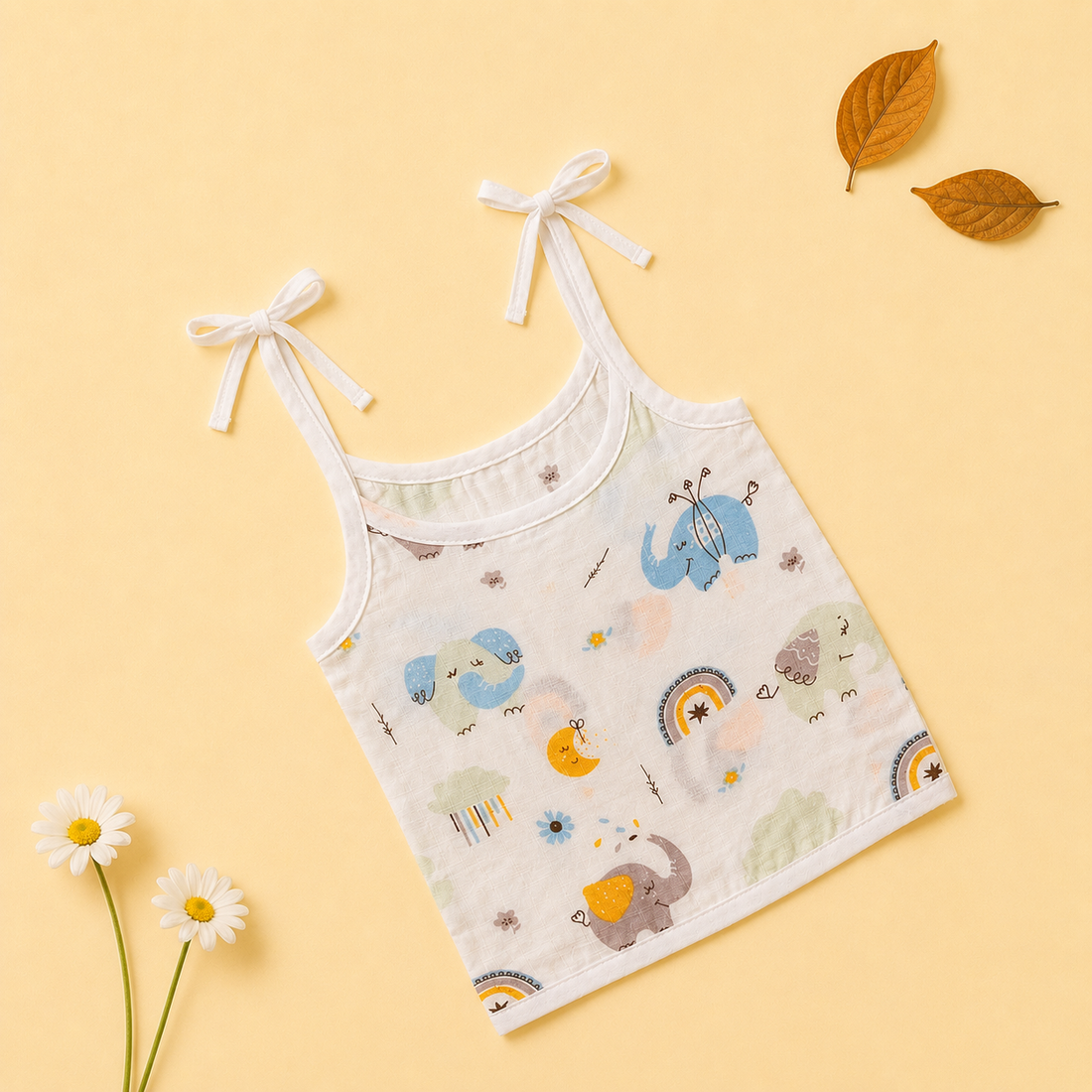 Dreamy Elephant Muslin Knot Jabla