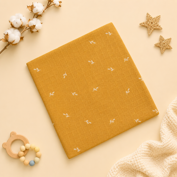 Mustard Bloom Hooded Towel