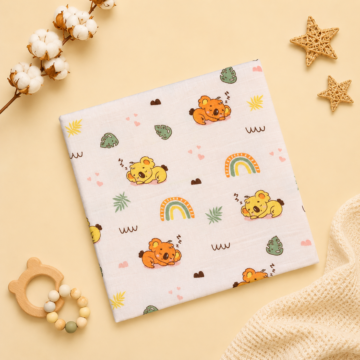 Sleepy Koala Hooded Towel