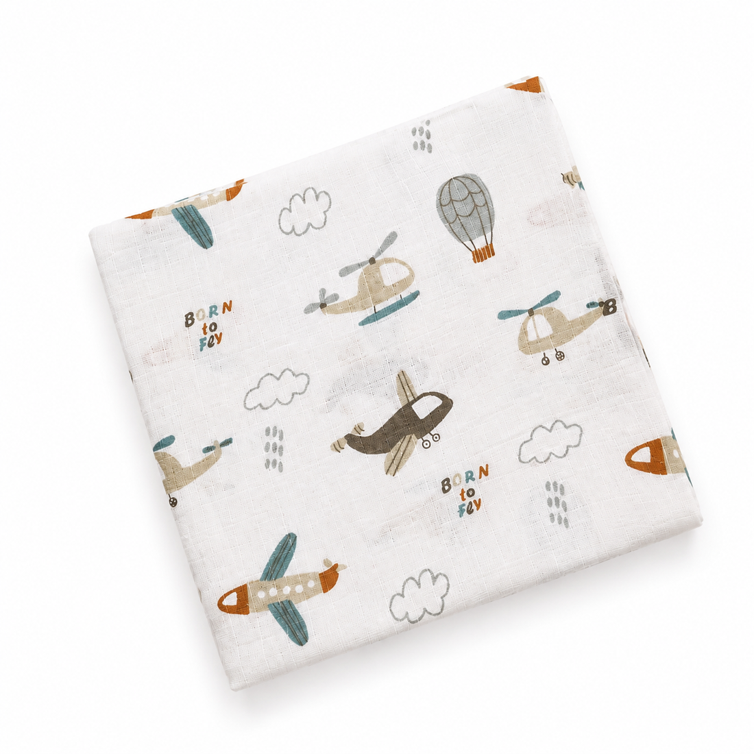Little Aviator Muslin Swaddle