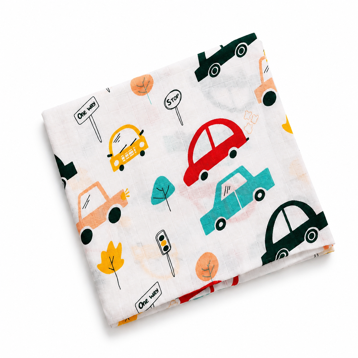 Little Driver Muslin Swaddle