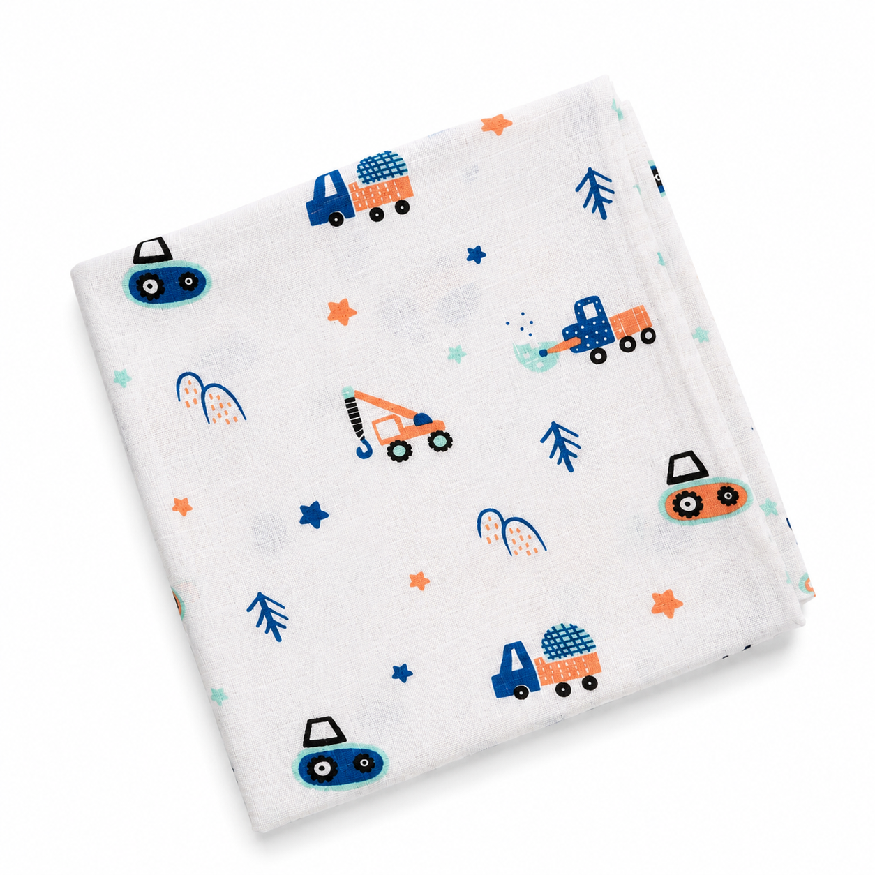 Little Builder Muslin Swaddle