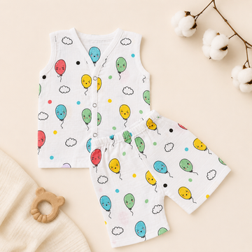 Balloon Pop Musin Jabla & Shorts set