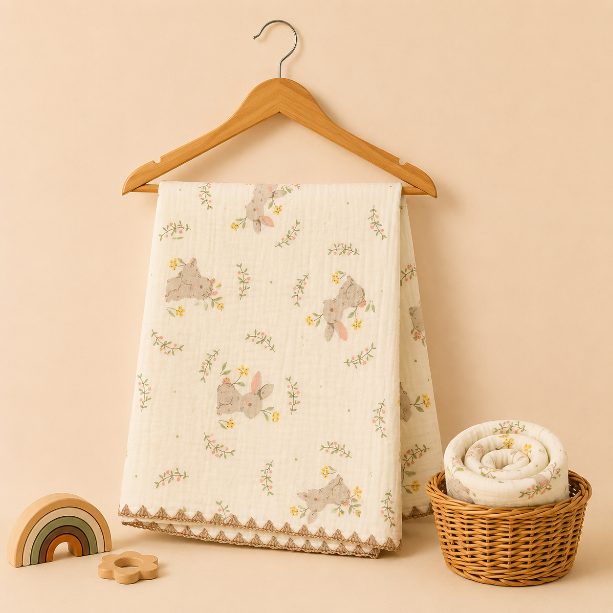 Bloom Bunny Bubble Blanket