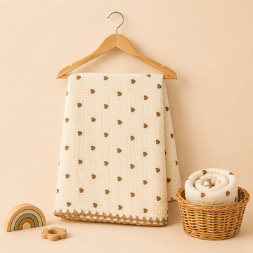 Little Hearts Bubble Blanket